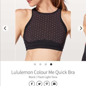 Lululemon colour me quick bra. Size 6